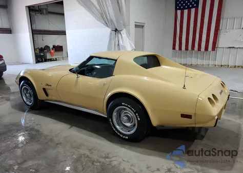 1977 Chevrolet Corvette из США, поврежденный, VIN 1Z37L7S408329